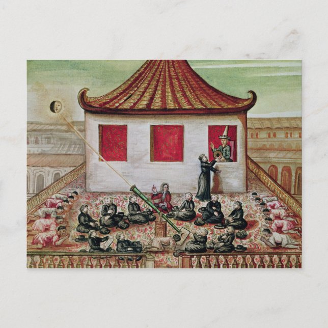 Cartão Postal O Eclipse do Sol no Sião em 1688 (Frente)