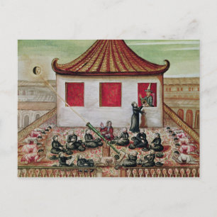 Cartão Postal O Eclipse do Sol no Sião em 1688