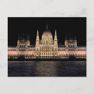 Cartão Postal O Edifício do Parlamento Húngaro, Budapeste