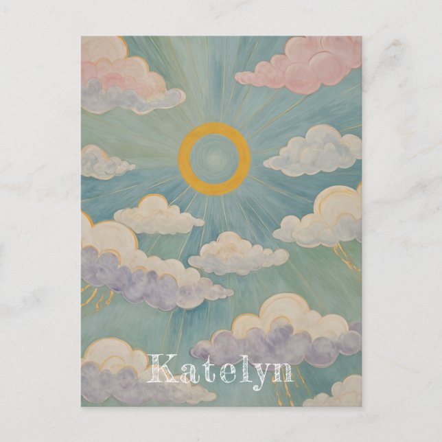 Cartão Postal O Embarque de Daybreak é personalizado (Frente)