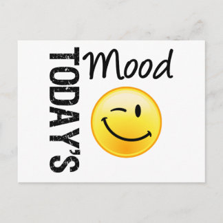 Cartão Postal O Emoticon do Humor de Hoje