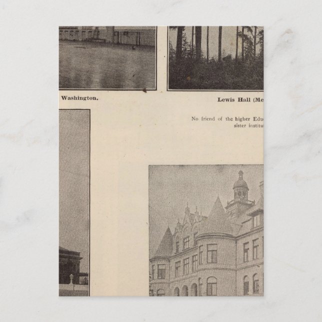 Cartão Postal O empreendimento de Seattle, a cultura (Frente)