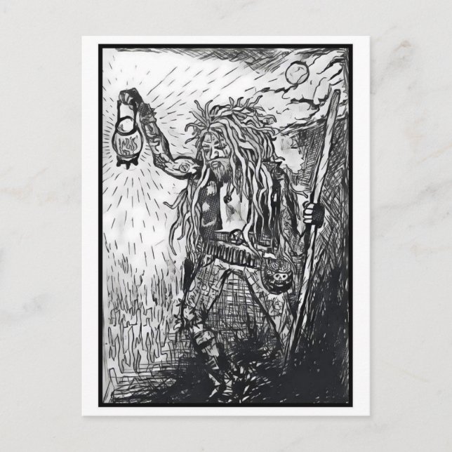 Cartão Postal o eremita (Frente)