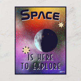 Cartão Postal O espaço do Junction Card n.o 53 está aqui para ex