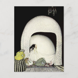 Cartão Postal O espeto do Lad foi removido enquanto dormia