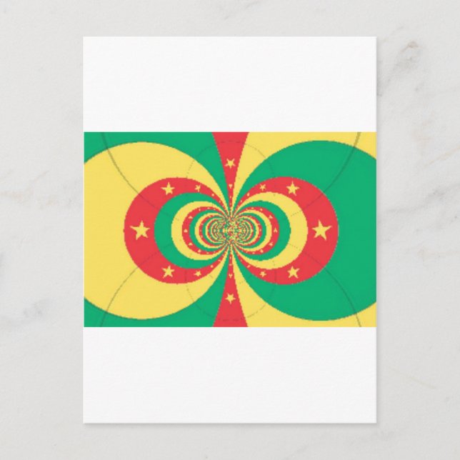 Cartão Postal O Espírito dos Camarões: Leões Indomáveis (Frente)