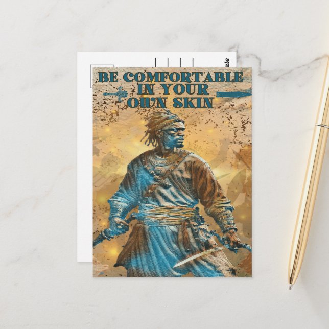 Cartão Postal O Espírito Inseparável de Um Guerreiro (Frente/Verso In Situ)