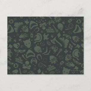 Cartão Postal O Esquadrão Suicida   Padrão de Ícone de Caract