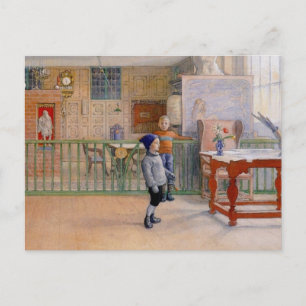 Cartão Postal O Estúdio Sunborn de Carl Larsson