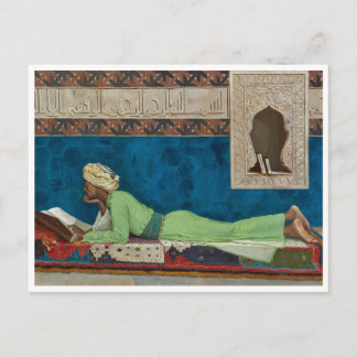 Cartão Postal O estudioso de Osman Hamdi Bey