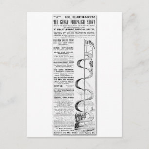 Cartão Postal O Excelente Forepaugh Mostra Anúncio