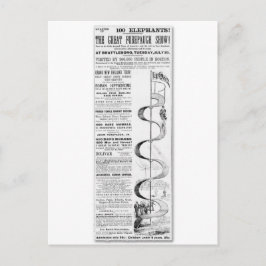 Cartão Postal O Excelente Forepaugh Mostra Anúncio