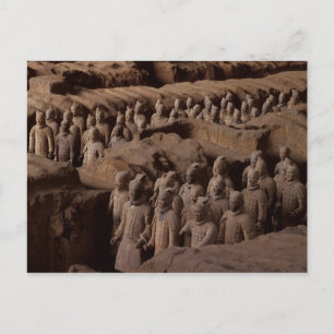 Cartão Postal O Exército de guerreiros de terracota do Imperador