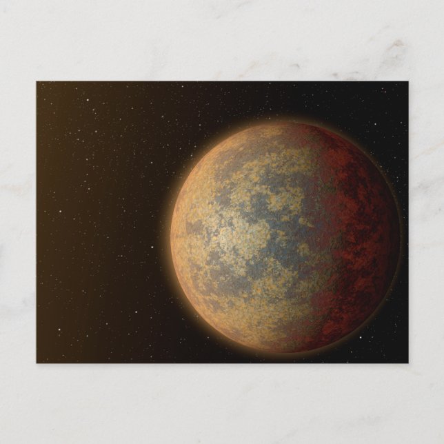Cartão Postal O Exoplaneta Quente Rocky Hd 219134 B. (Frente)