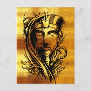 Cartão Postal O Faraó Dourado
