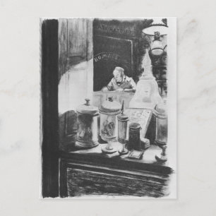 Cartão Postal O Farmacêutico Homais