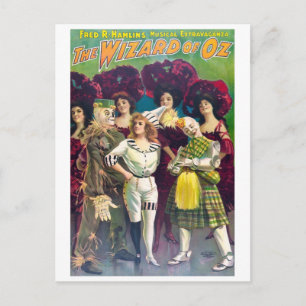 Cartão Postal O Feiticeiro de Oz