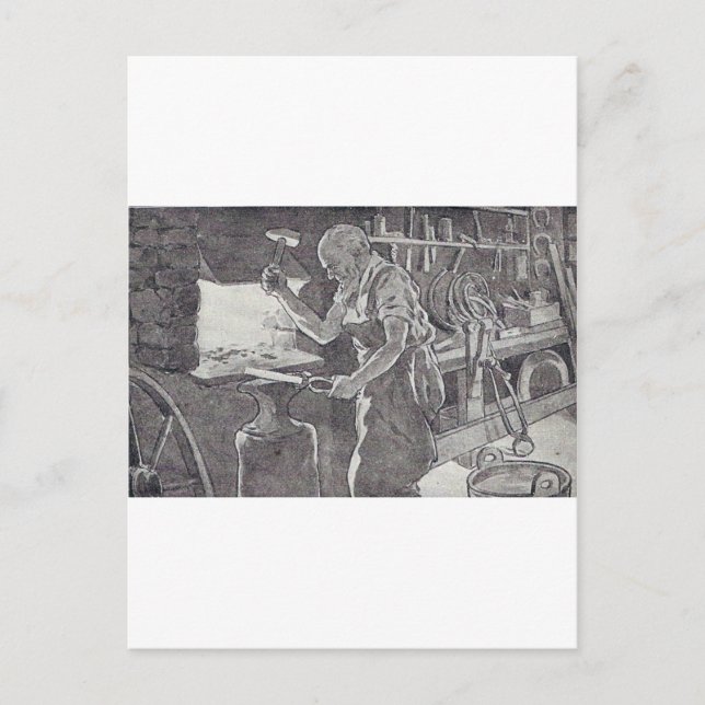 Cartão Postal O ferreiro (Frente)