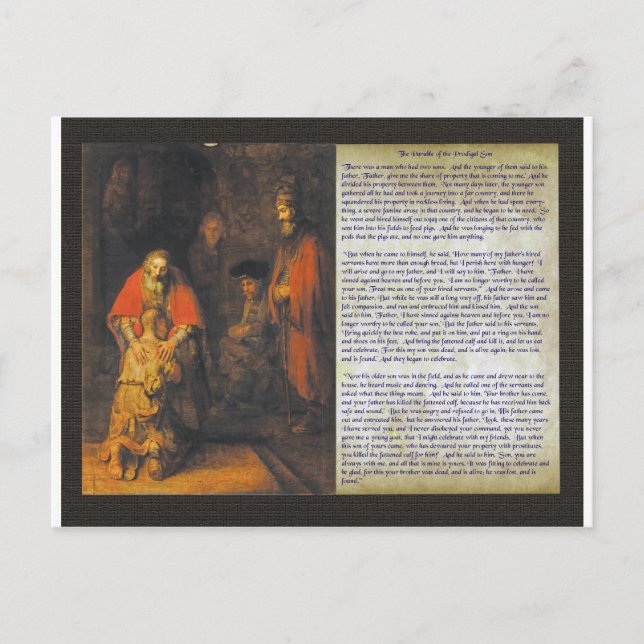 Cartão Postal O Filho Prodígio. (Frente)