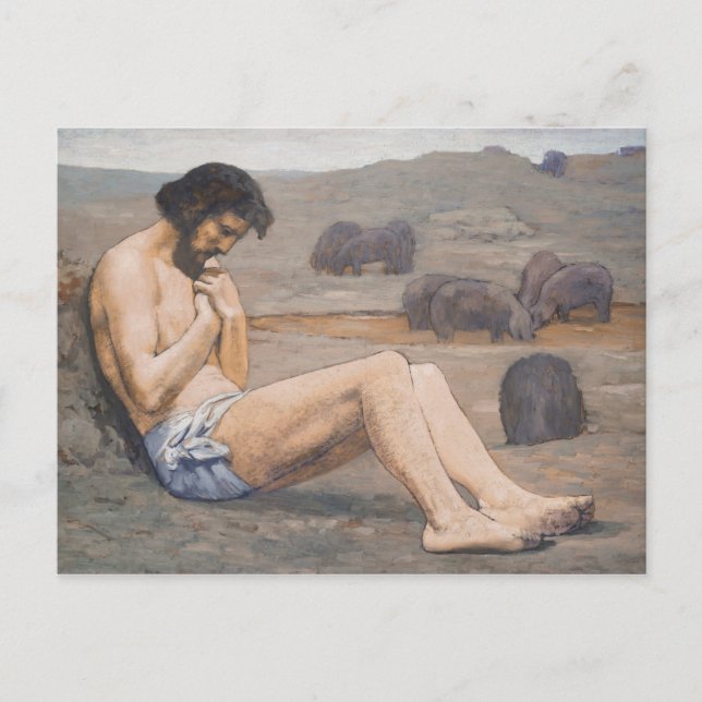 Cartão Postal O Filho Prodígio, c. 1879 (óleo em linho) (Frente)