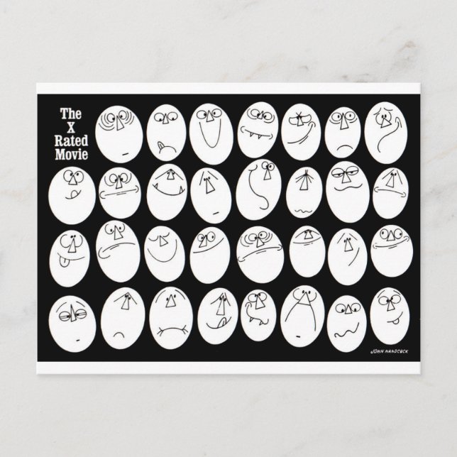 Cartão Postal O filme classificado com x (Frente)