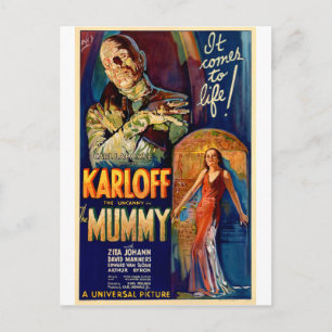 Cartão Postal O filme da múmia de 1932
