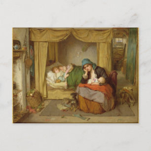 Cartão Postal O fim de um dia feliz