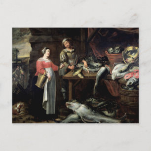 Cartão Postal O Fishmonger