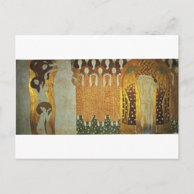 Cartão Postal O friso de Beethoven: O desejando para a (Frente)