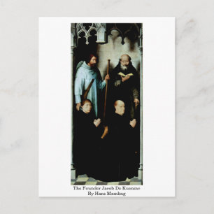 Cartão Postal O Fundador Jacob De Kueninc Por Hans Memling