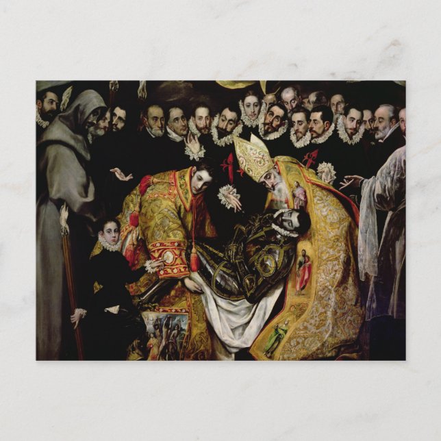 Cartão Postal O funeral do Conde Orgaz (Frente)