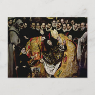 Cartão Postal O funeral do Conde Orgaz