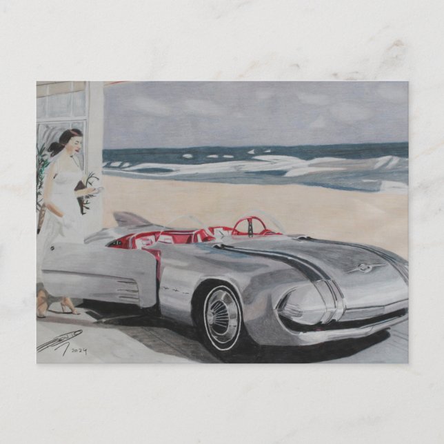 Cartão Postal O futuro como visto dos Anos 50 (Frente)