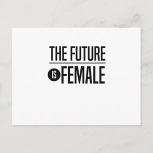 Cartão Postal O futuro é feminino