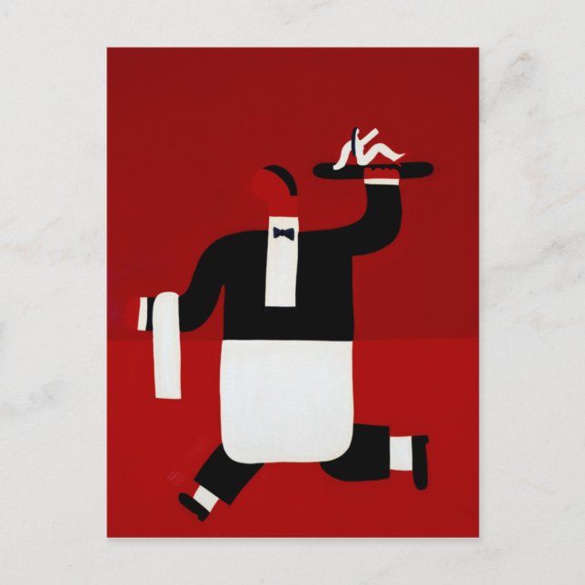 Cartão Postal O Garçom 1998 (Frente)