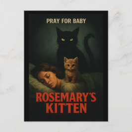 Cartão Postal O Gatinho de Rosemary – Paródia de Gato de Terror 