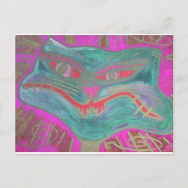 Cartão Postal O gatinho que sabia demais (Frente)