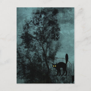 Cartão Postal O Gato da Bruxa