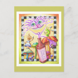 Cartão Postal O GATO WorCHESHIRE