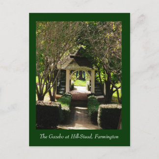 Cartão Postal O Gazebo em Hill-Stead