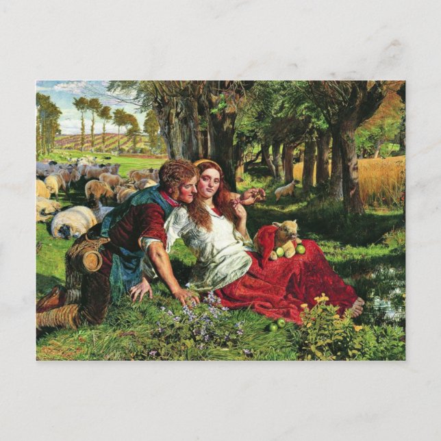 Cartão Postal O German shepherd de Hireling: O Pastor Contratado (Frente)