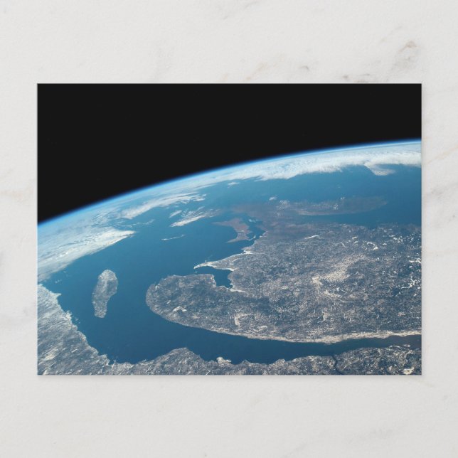 Cartão Postal O Golfo De Ruas, Lawrence E Canadá. (Frente)