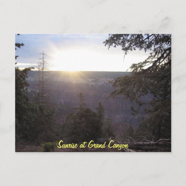 Cartão Postal O Grand Canyon (Frente)