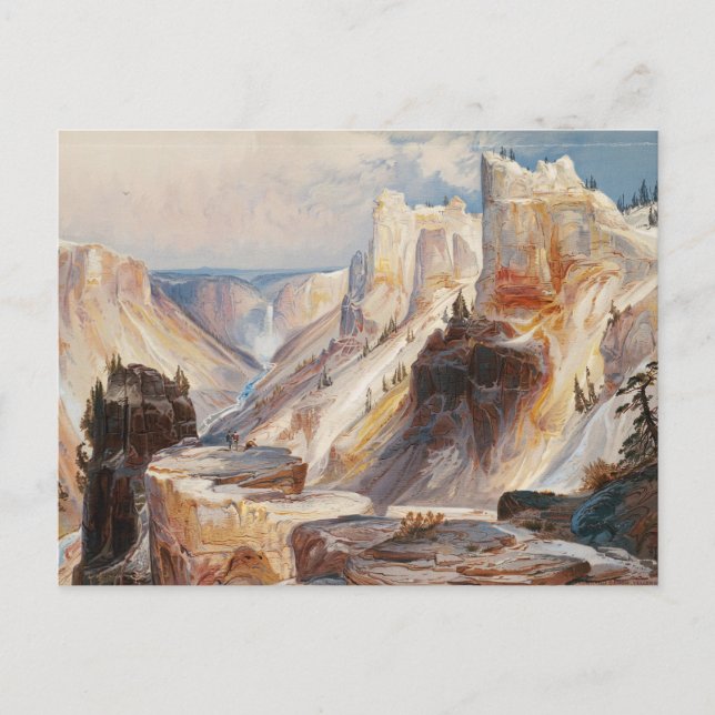 Cartão Postal O Grand Canyon, Yellowstone de Thomas Moran (Frente)
