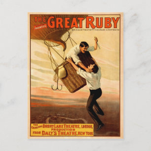 Cartão Postal O Grande Rubi, 1899
