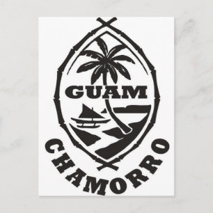 Cartão Postal O grande selo de Guam