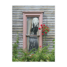 O Gritar em uma janela