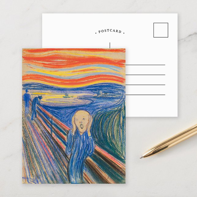 Cartão Postal O Grito | Edvard Munch (Criador carregado)