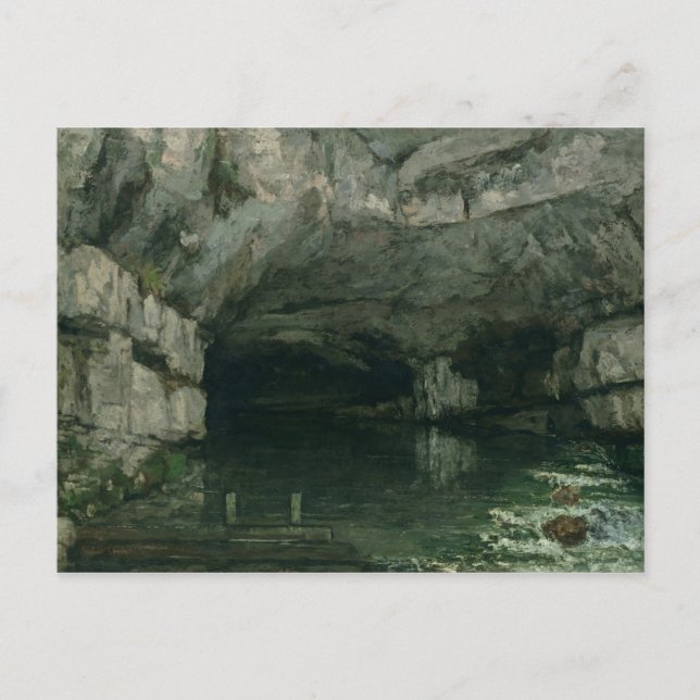 Cartão Postal O Grotto do Loue, 1864 (Frente)