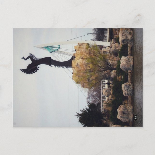 Cartão Postal O Guardião das Planícies (Frente)